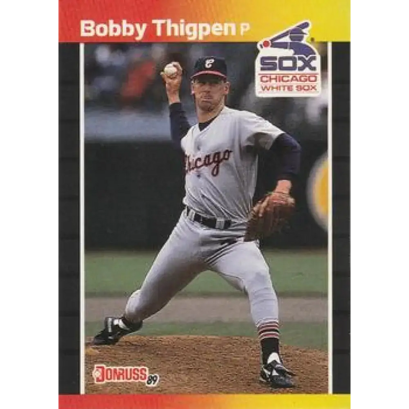 1989 Donruss #266 Bobby Thigpen NM-MT Chicago White Sox Baseball Card - Baseball Card Single