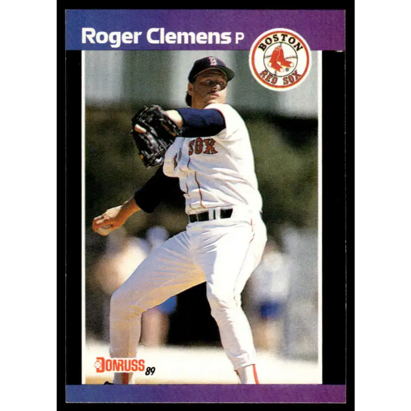 1989 Donruss #280 Roger Clemens EX/NM Boston Red Sox Baseball Card - Baseball Card Single