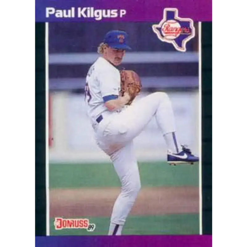1989 Donruss #283 Paul Kilgus NM-MT Texas Rangers Baseball Card - Baseball Card Single