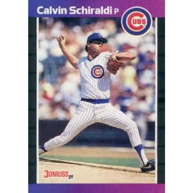 1989 Donruss #285 Calvin Schiraldi NM-MT Chicago Cubs Baseball Card - Baseball Card Single