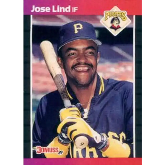 1989 Donruss #290 Jose Lind NM-MT Pittsburgh Pirates Baseball Card