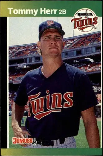1989 Donruss #301 Tom Herr NM-MT Twins - Baseball Card Single