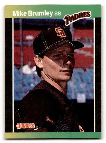 1989 Donruss #302 Mike Brumley San Diego Padres Baseball Cards EX Ex ID:56234 - Baseball Card Single