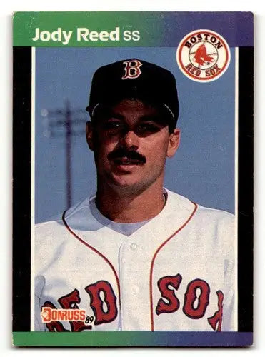 Vintage Jody Reed Boston Red Sox baseball card with original gloss from 1989 Donruss