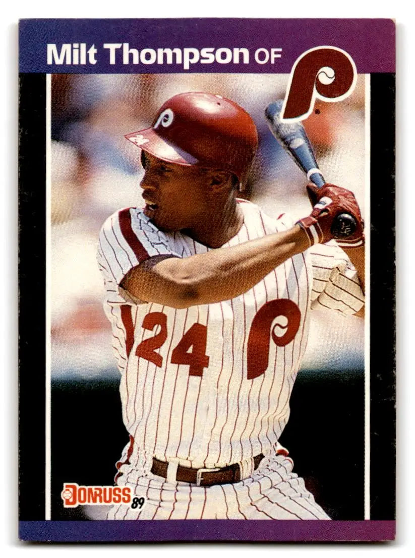 1989 Donruss #313 Milt Thompson - Baseball Card Single