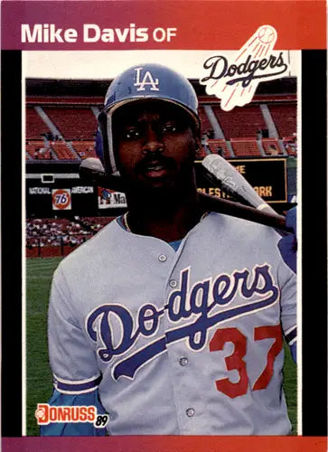 1989 Donruss #316 Mike Davis NM-MT Dodgers ID:45977 - Baseball Card Single