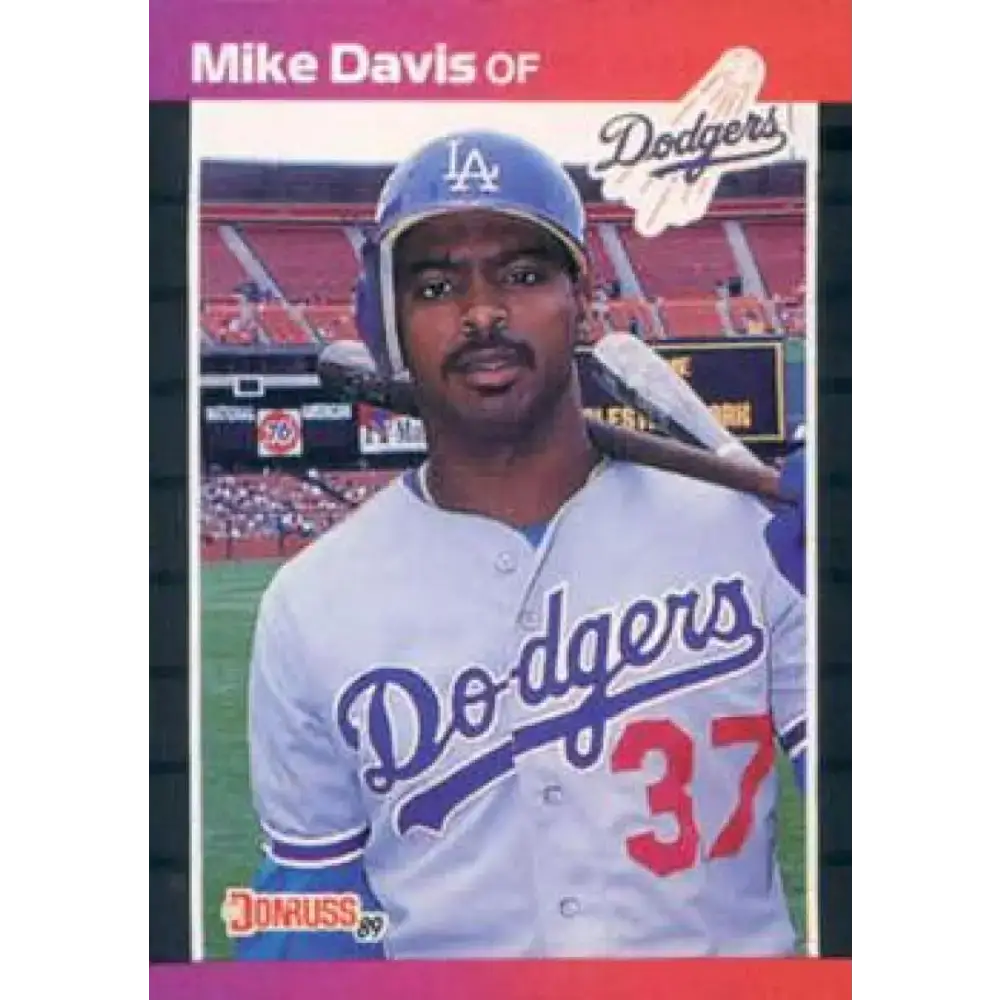 1989 Donruss #316 Mike Davis NM-MT Los Angeles Dodgers Baseball Card