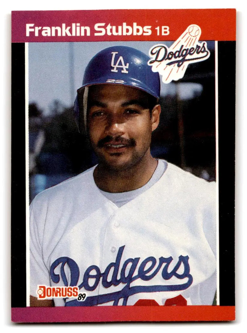 1989 Donruss #321a Franklin Stubbs - Baseball Card Single