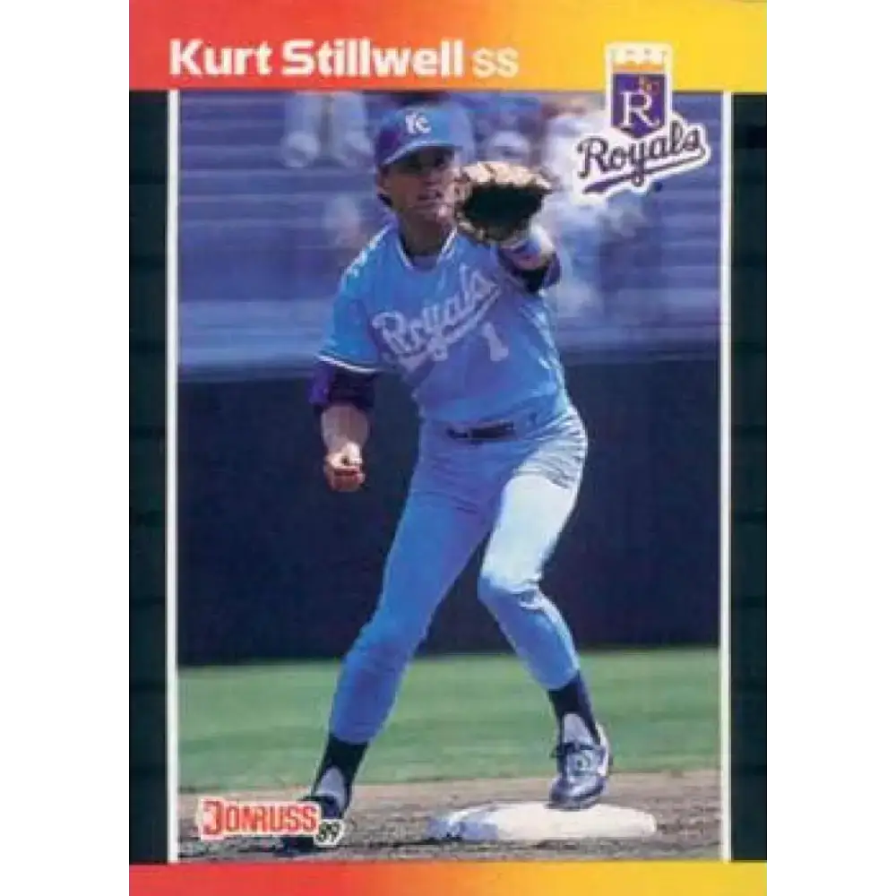 1989 Donruss #322 Kurt Stillwell NM-MT Kansas City Royals Baseball Card