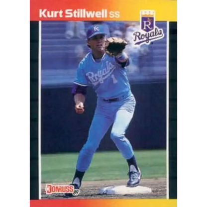 1989 Donruss #322 Kurt Stillwell NM-MT Kansas City Royals Baseball Card