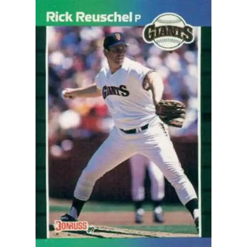 1989 Donruss #335 Rick Reuschel UER NM-MT San Francisco Giants Baseball Card - Baseball Card Single