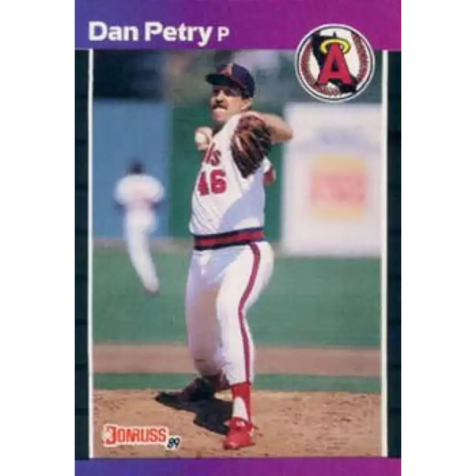 1989 Donruss #344 Dan Petry NM-MT California Angels Baseball Card