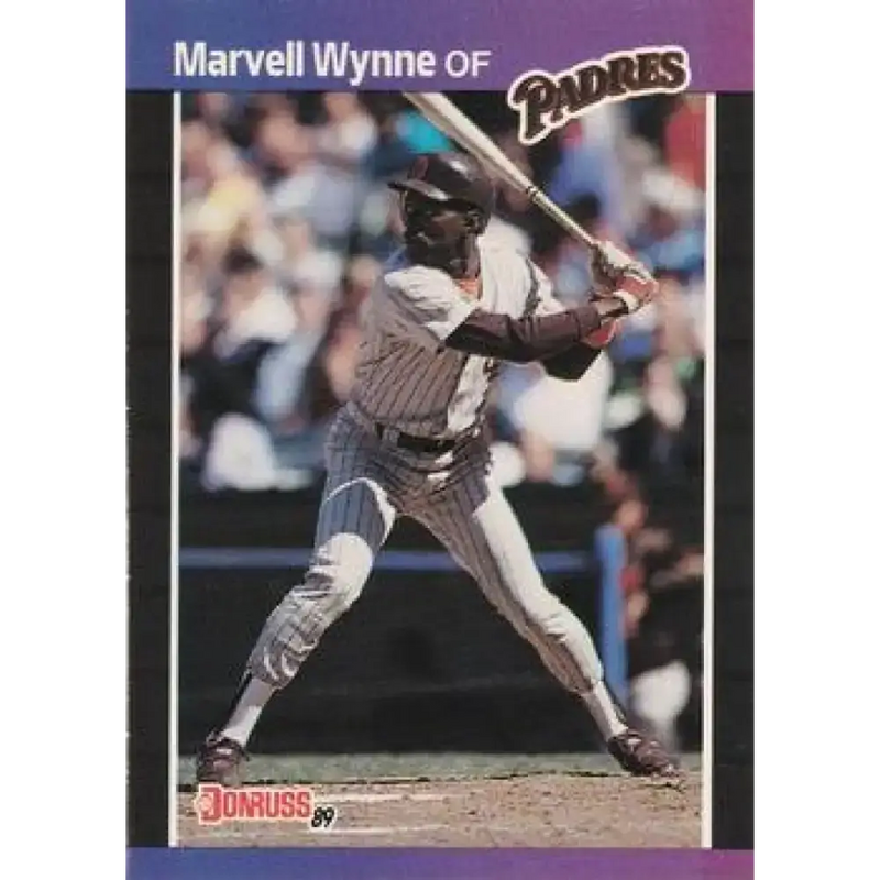 1989 Donruss #347 Marvell Wynne NM-MT San Diego Padres Baseball Card - Baseball Card Single