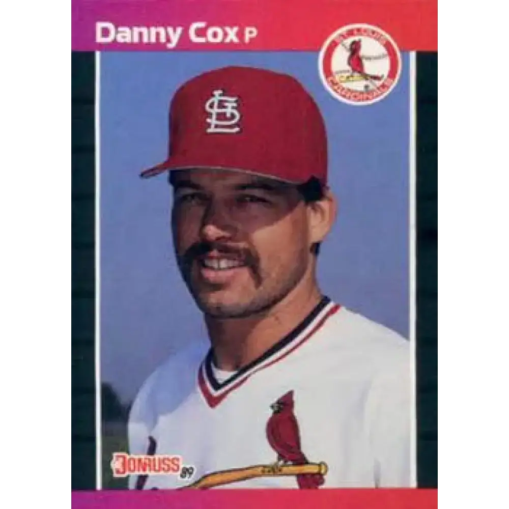 1989 Donruss #348 Danny Cox NM-MT St. Louis Cardinals Baseball Card