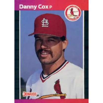 1989 Donruss #348 Danny Cox NM-MT St. Louis Cardinals Baseball Card