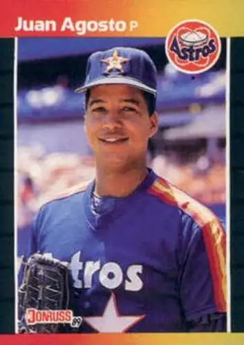 1989 Donruss #354b Juan Agosto NM Near Mint Astros ID:81461 - Baseball Card Single