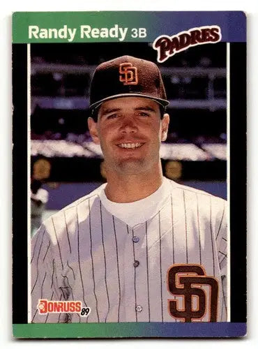 1989 Donruss #365 Randy Ready San Diego Padres Baseball Cards EX Exc ID:56237 - Baseball Card Single