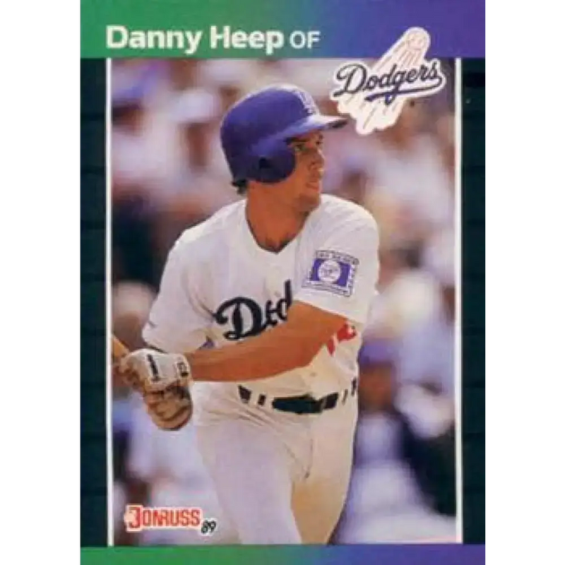 1989 Donruss #368 Danny Heep NM-MT Los Angeles Dodgers Baseball Card - Baseball Card Single