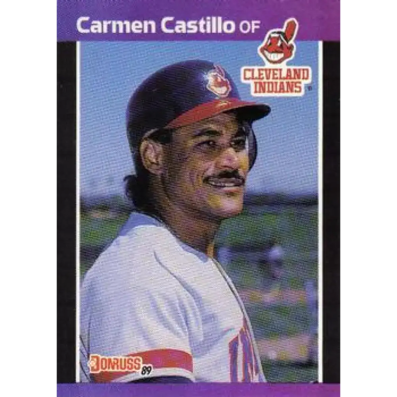 1989 Donruss #374 Carmen Castillo NM-MT Cleveland Indians Baseball Card - Baseball Card Single