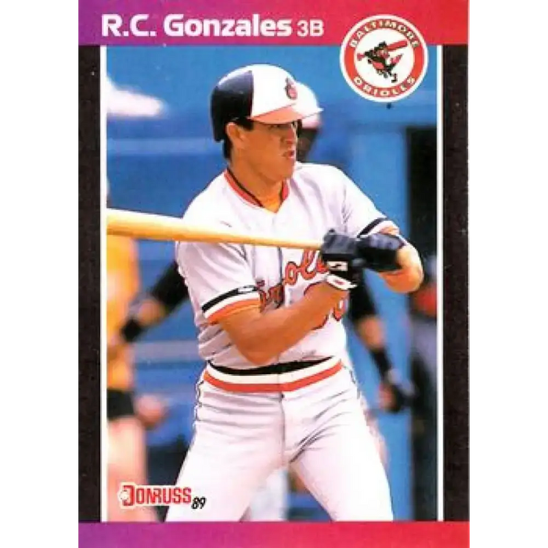 1989 Donruss #377 Rene Gonzales NM-MT Baltimore Orioles Baseball Card - Baseball Card Single