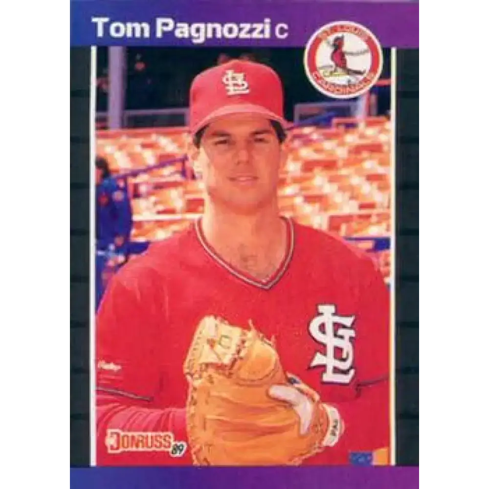 1989 Donruss #399 Tom Pagnozzi NM-MT St. Louis Cardinals Baseball Card - Baseball Card Single