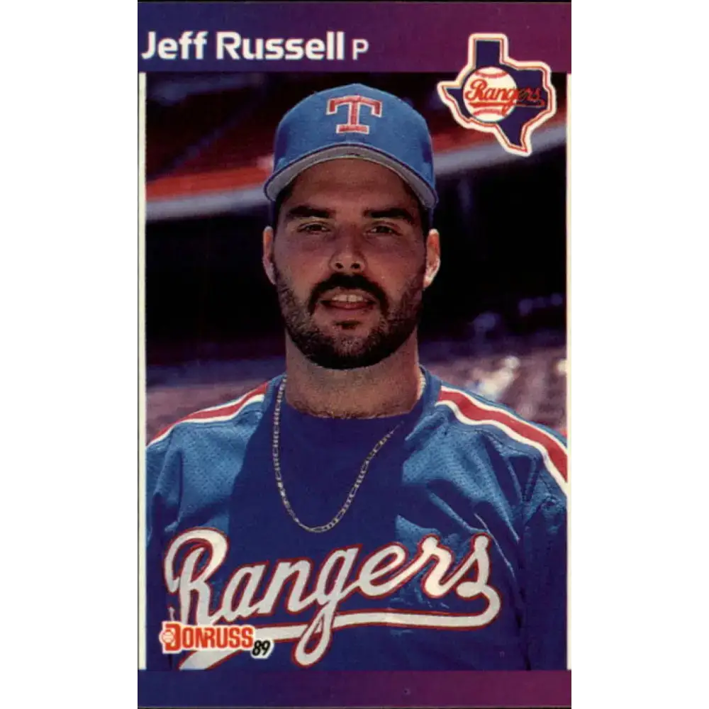 1989 Donruss #403 Jeff Russell NM-MT Texas Rangers Baseball Card