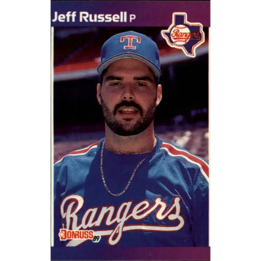 1989 Donruss #403 Jeff Russell NM-MT Texas Rangers Baseball Card