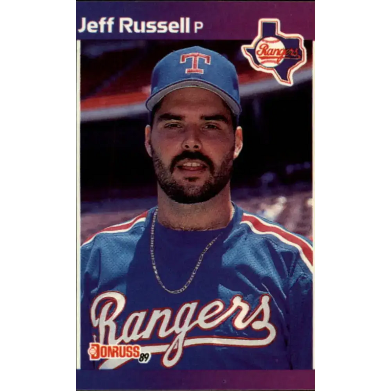 1989 Donruss #403 Jeff Russell NM-MT Texas Rangers Baseball Card - Baseball Card Single