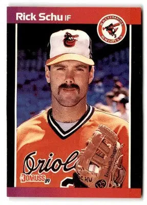 1989 Donruss #406b Rick Schu - Baseball Card Single