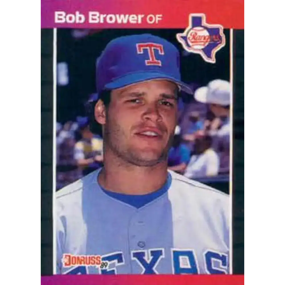 1989 Donruss #411 Bob Brower NM-MT Texas Rangers Baseball Card