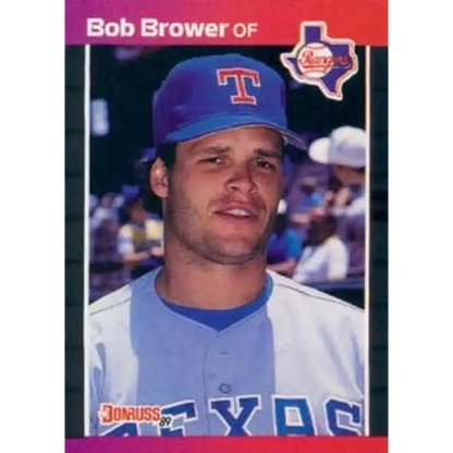 1989 Donruss #411 Bob Brower NM-MT Texas Rangers Baseball Card