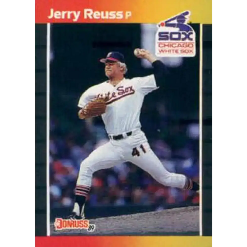 1989 Donruss #413 Jerry Reuss NM-MT Chicago White Sox Baseball Card - Baseball Card Single