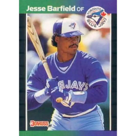 1989 Donruss #425 Jesse Barfield NM-MT Toronto Blue Jays Baseball Card - Baseball Card Single