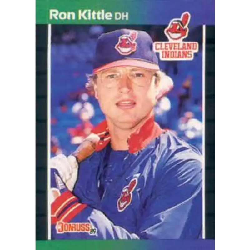 1989 Donruss #428 Ron Kittle NM-MT Cleveland Indians Baseball Card - Baseball Card Single