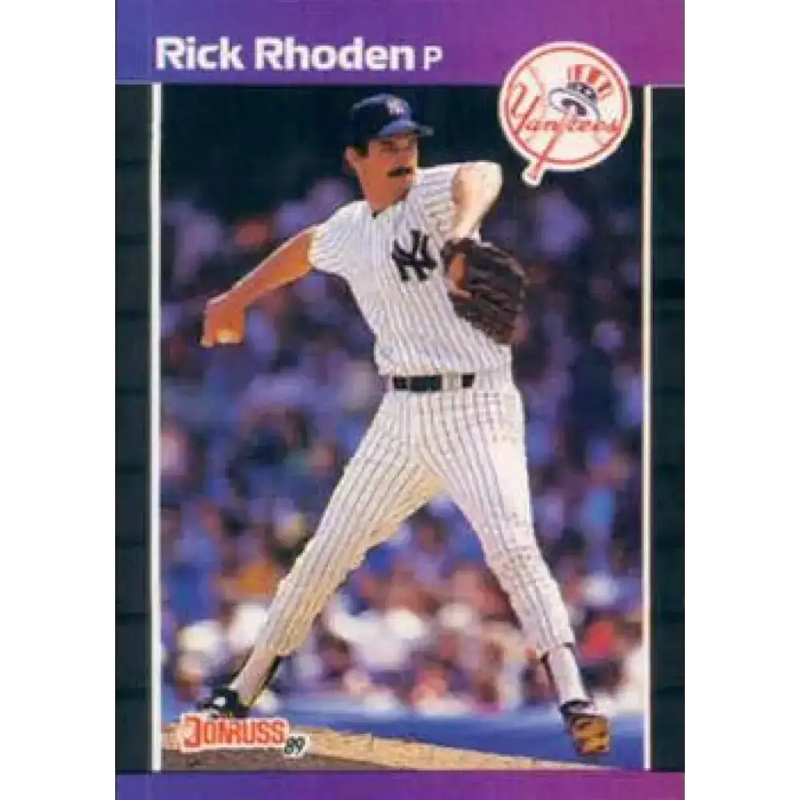 1989 Donruss #429 Rick Rhoden NM-MT New York Yankees Baseball Card - Baseball Card Single