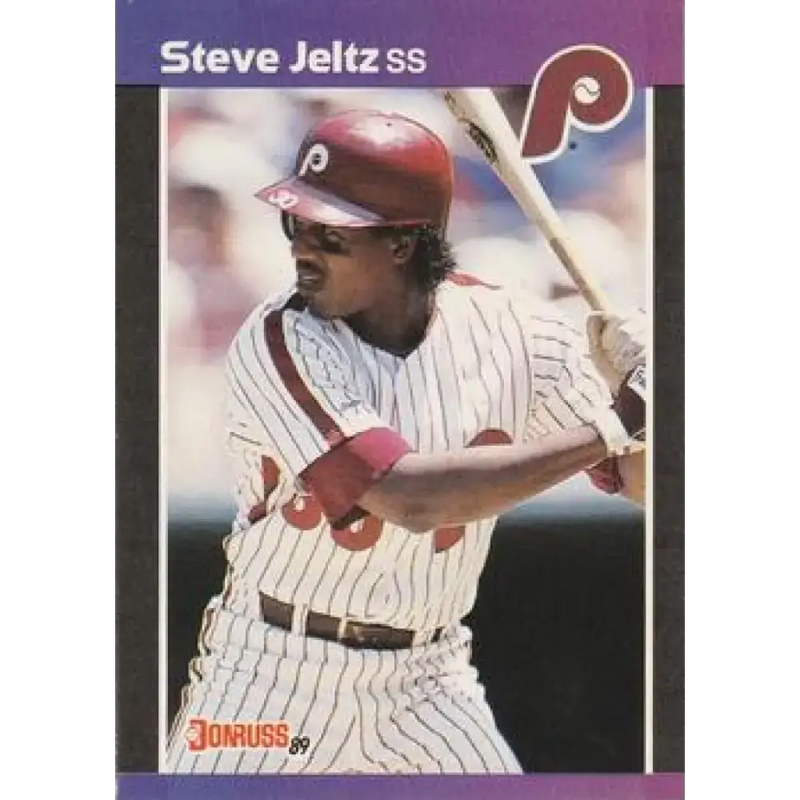 1989 Donruss #431 Steve Jeltz NM-MT Philadelphia Phillies Baseball Card - Baseball Card Single