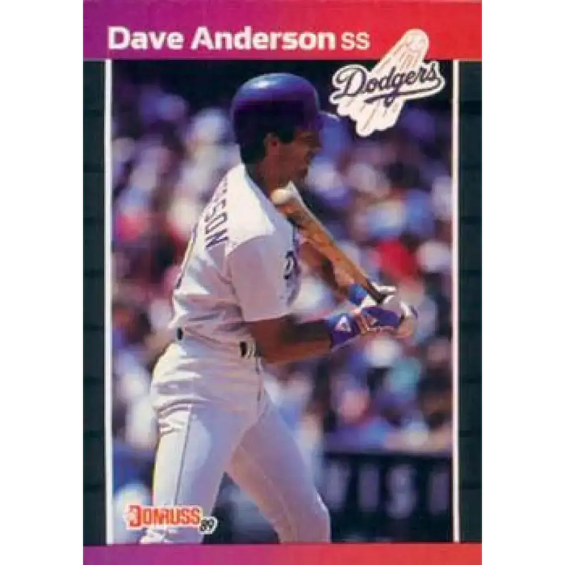 1989 Donruss #434 Dave Anderson NM-MT Los Angeles Dodgers Baseball Card - Baseball Card Single