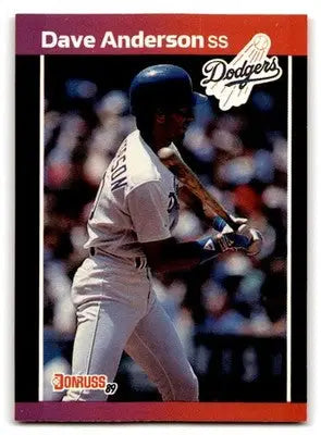 1989 Donruss #434b Dave Anderson - Baseball Card Single