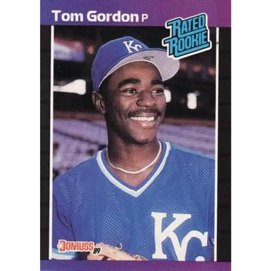 1989 Donruss #45 Tom Gordon NM-MT RC Rookie Kansas City Royals Baseball Card