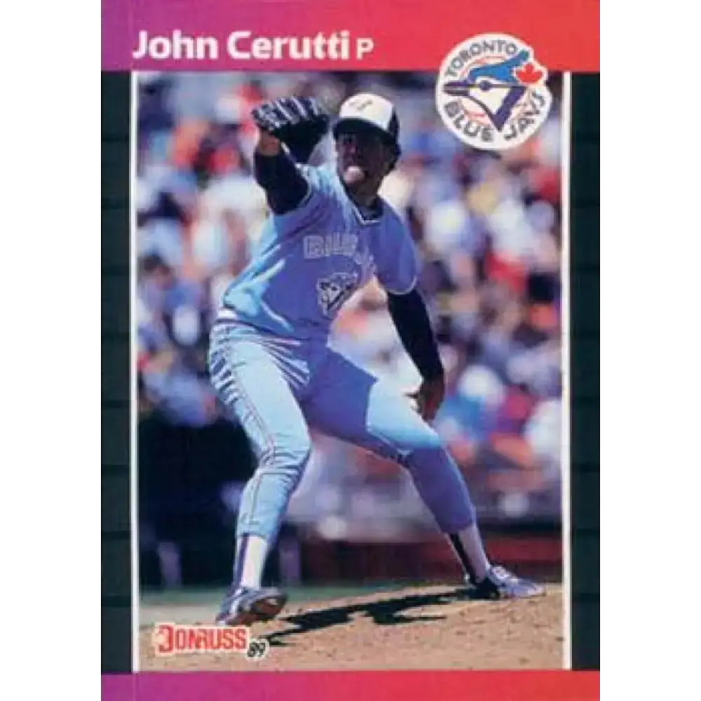 1989 Donruss #467 John Cerutti NM-MT Toronto Blue Jays Baseball Card