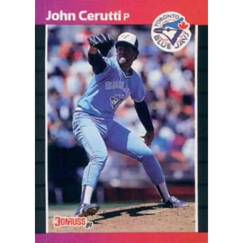 1989 Donruss #467 John Cerutti NM-MT Toronto Blue Jays Baseball Card - Baseball Card Single