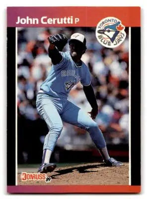1989 Donruss John Cerutti baseball card 467b John Cerutti displayed in product 1989 Donruss #467b John Cerutti