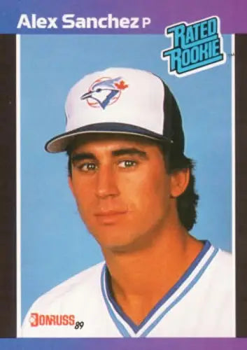 1989 Donruss #47 Alex Sanchez / NM Near Mint RC Rookie Blue Jays ID:81454 - Baseball Card Single
