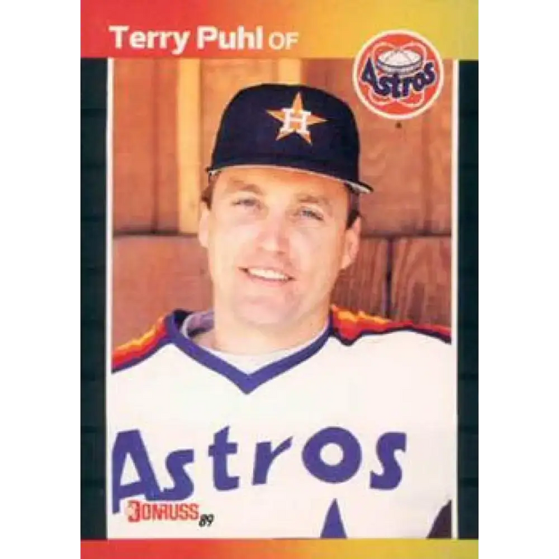 1989 Donruss #472 Terry Puhl NM-MT Houston Astros Baseball Card - Baseball Card Single