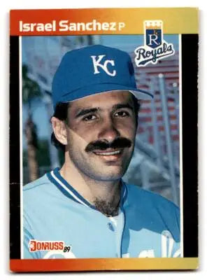1989 Donruss Israel Sanchez P baseball card 474c Israel Sanchez collectible