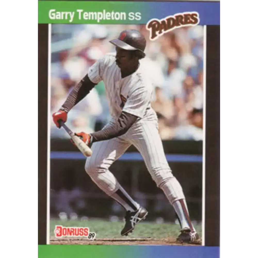 1989 Donruss #483 Garry Templeton NM-MT San Diego Padres Baseball Card - Baseball Card Single