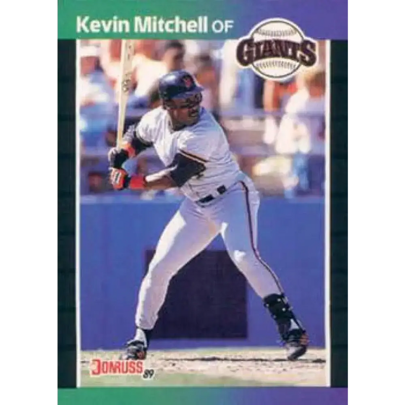 1989 Donruss #485 Kevin Mitchell NM-MT San Francisco Giants Baseball Card - Baseball Card Single