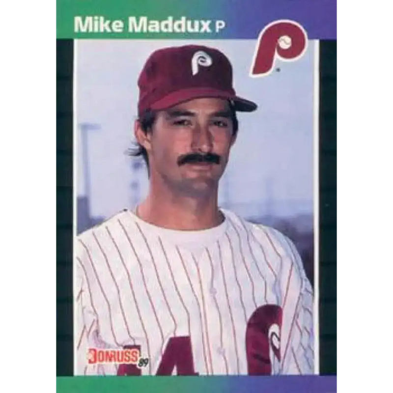 1989 Donruss #487 Mike Maddux NM-MT Philadelphia Phillies Baseball Card - Baseball Card Single