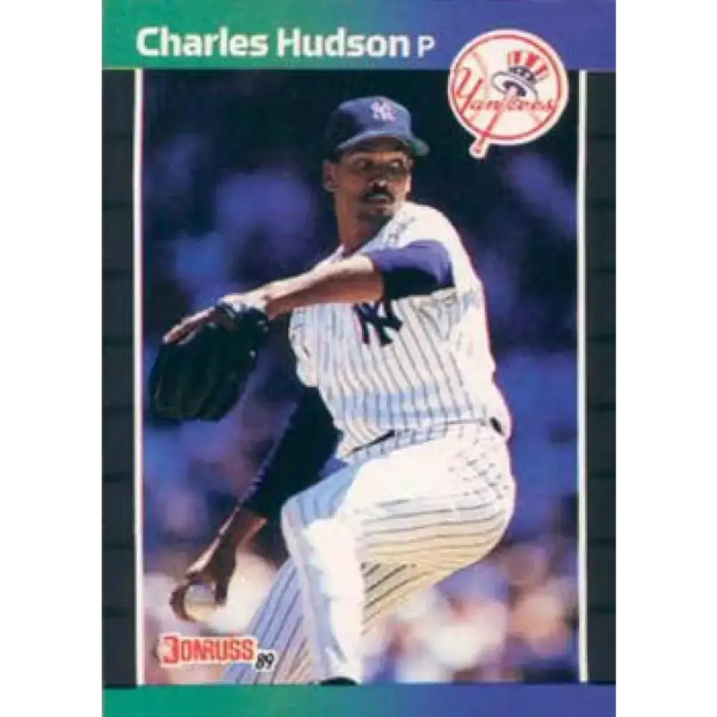 1989 Donruss #514 Charles Hudson NM-MT New York Yankees Baseball Card - Baseball Card Single