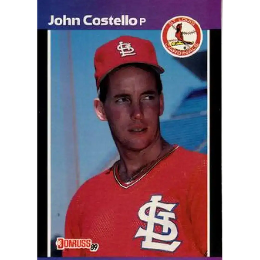 1989 Donruss #518 John Costello NM-MT St. Louis Cardinals Baseball Card
